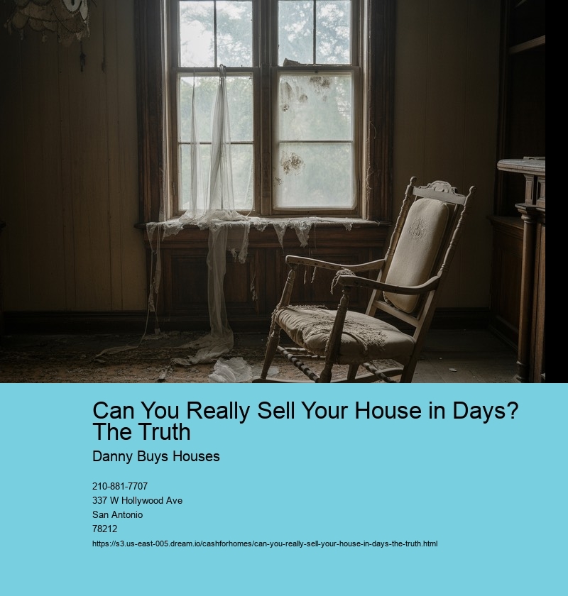 Can You Really Sell Your House in Days? The Truth